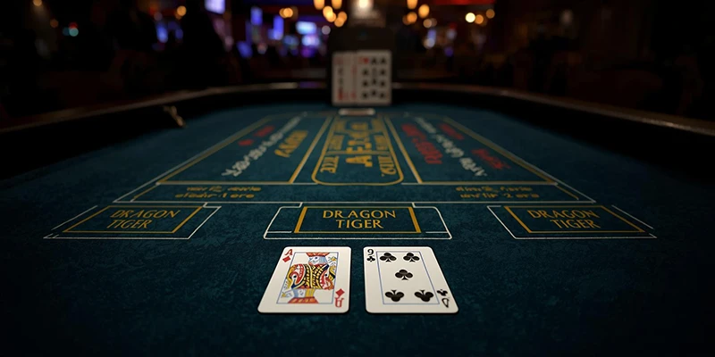 Bàn cược Rồng Hổ với vị trí đặt cược chính