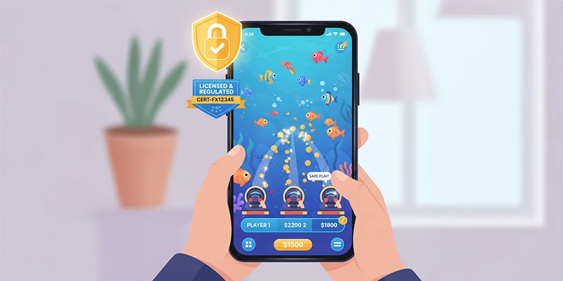 Giao diện nền tảng bắn cá xèng với tính năng bảo mật