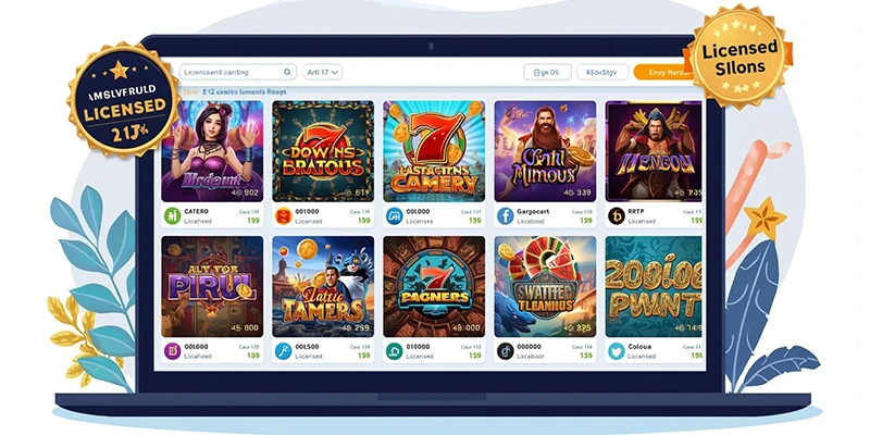 Giao diện nền tảng nổ hũ với chứng nhận RTP