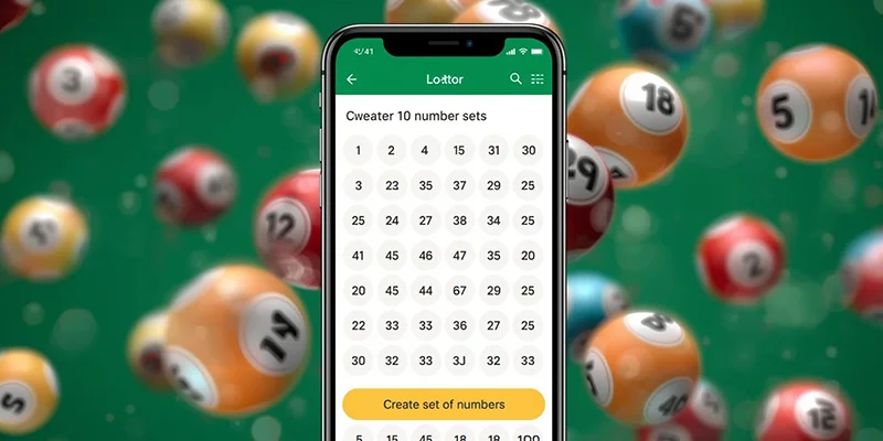 Giao diện ứng dụng tạo dàn đề 10 số trên di động