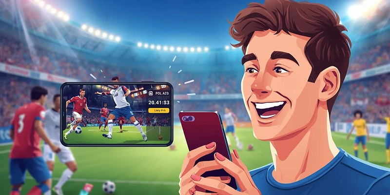 Người chơi mới theo dõi kèo rung trên điện thoại