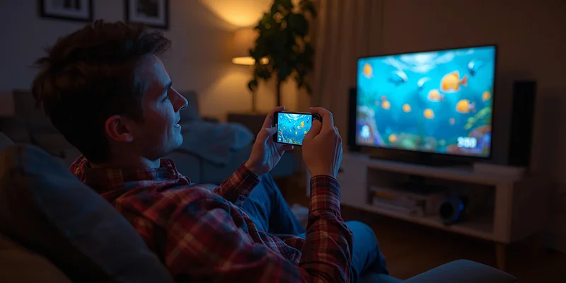 Người chơi thư giãn khi bắn cá online