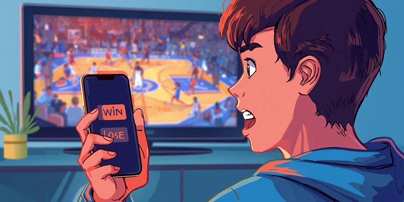 Người mới theo dõi trận bóng rổ với lựa chọn cá cược