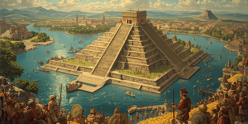Thủ Đô Tenochtitlan Với Báu Vật Aztec