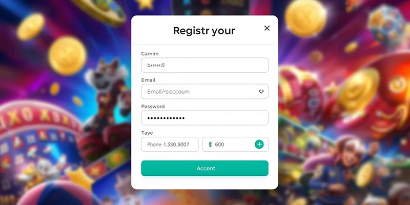 Form đăng ký U88 với các trường thông tin cơ bản