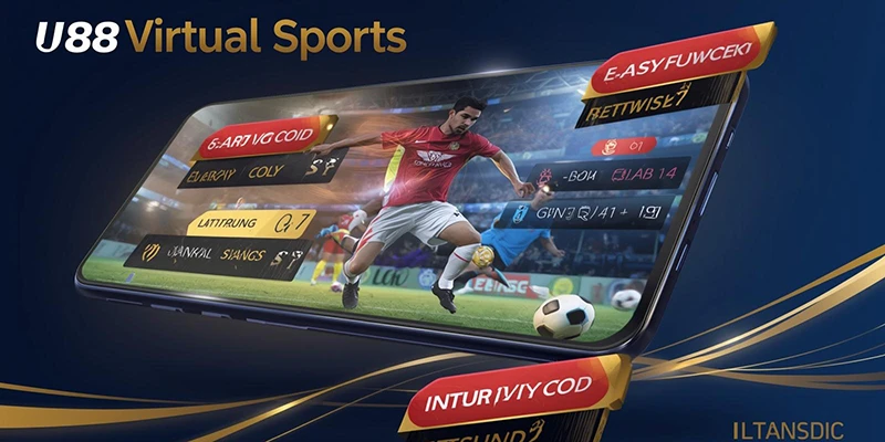 Giao diện cá cược Thể thao ảo U88 trên di động