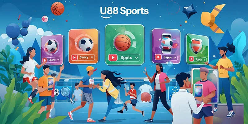 Giao diện Thể Thao U88 với các môn thể thao phổ biến