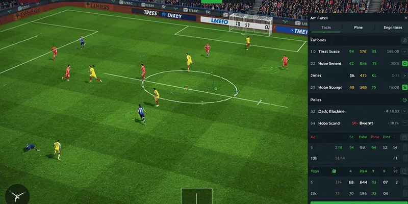 Giao diện trận bóng đá ảo trên U88 với tỷ lệ kèo