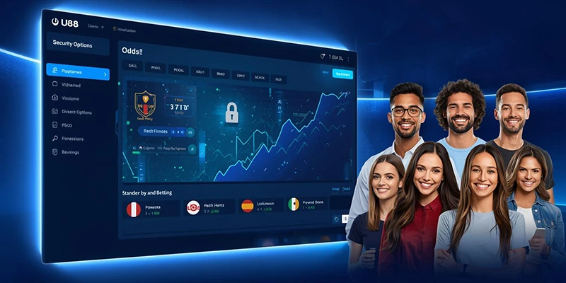 Giao diện U88 với tỷ lệ cược và bảo mật cao