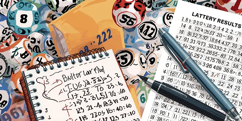 Sổ tay ghi chép số lô đề tỉ mỉ trên bàn